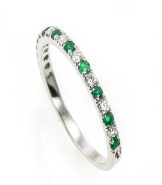 Anillo Esmeralda Diamante